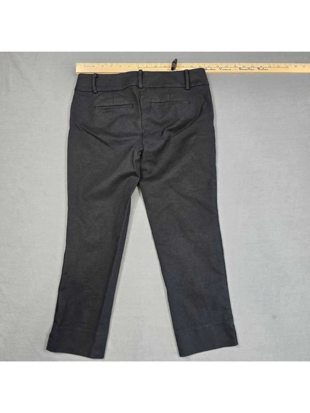 LOFT Marisa 0P 0 Petite Charcoal Gray Skinny Ankle Pants - Picture 5 of 5